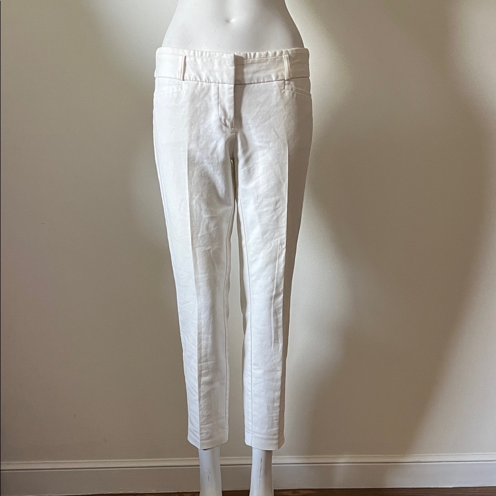 Kenar Ivory Cropped Pants